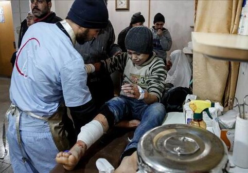Режим Асада вновь бомбит пригород Дамаска: есть погибшие и раненые (Фото-Видео)