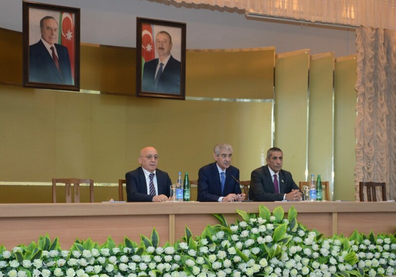 Проходит общереспубликанское совещание председателей городских и районных организаций Партии «Ени Азербайджан» (Фото)