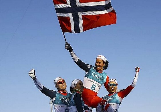Норвегия выиграла медальный зачет Зимней Олимпиады