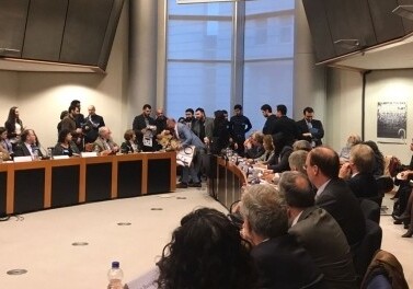 Сорвано мероприятие карабахских сепаратистов в Европарламенте (Фото-Видео)