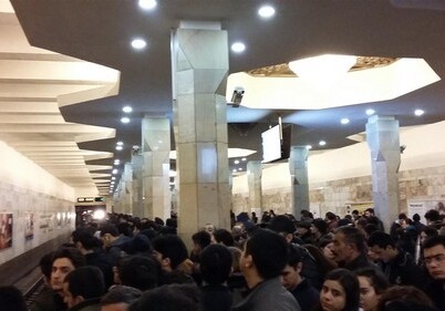 Названа причина задержки в движении поездов в Бакинском метро