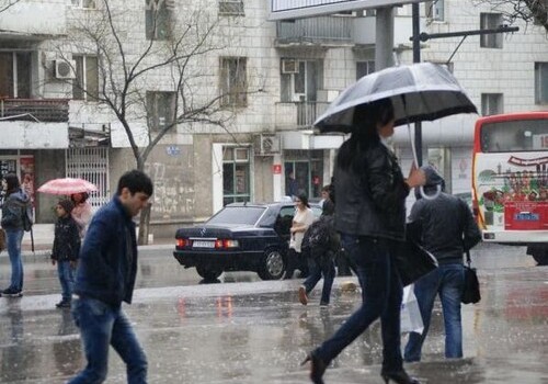 Завтра в Баку пройдут дожди