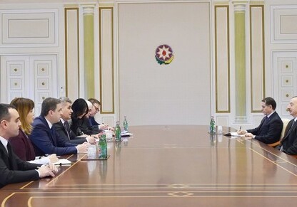 Президент Азербайджана принял председателя парламента Черногории