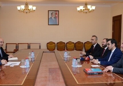 Али Гасанов встретился с руководителями Анатолийского агентства и канала ТРТ (Фото)