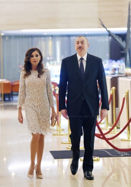 Президент Азербайджана принял участие в приеме в честь участников VI Глобального Бакинского форума (Фото)