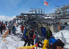 ЧМ на лыжном курорте в Грузии: пострадали туристы (Фото-Видео)