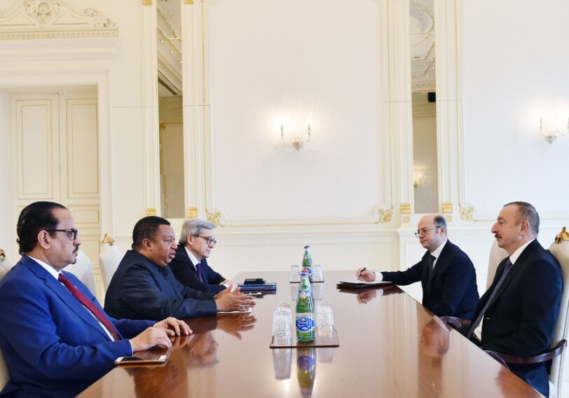 Ильхам Алиев встретился с генеральным секретарем ОПЕК (Фото)