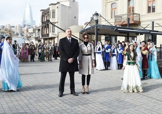 Президент Азербайджана принял участие в празднествах по случаю Новруза (Фото-Обновлено)
