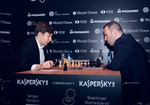 Турнир претендентов: Мамедъяров сыграл вничью с Карякиным