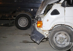 В Абшеронском районе столкнулись пассажирский автобус и грузовик, есть потерпевшие (Фото) 