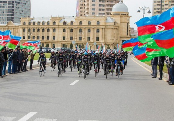 В Баку состоялся велопробег в связи с 99-летием создания органов безопасности АР (Фото)