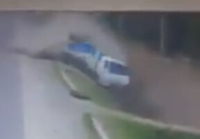 Шокирующее ДТП в Азербайджане:  водитель легковушки пошел на таран грузовика и погиб вместе с пассажиром (Видео)