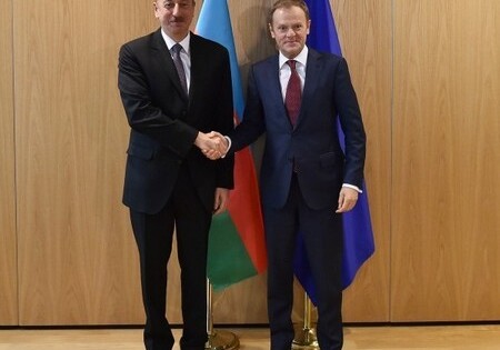 Президент Совета Евросоюза поздравил Президента Ильхама Алиева