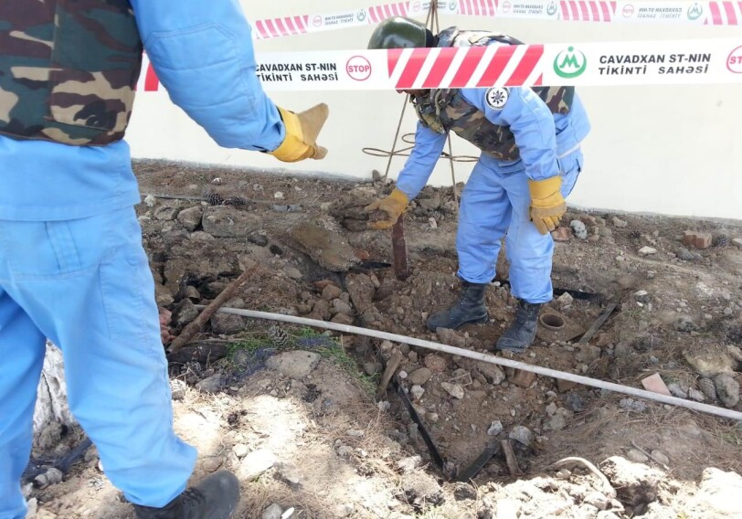 В депо Бакметрополитена обнаружена ручная граната (Фото)