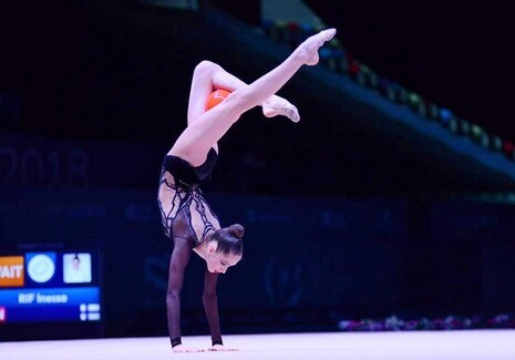 В Баку стартовал Кубок мира по художественной гимнастике (Фото)