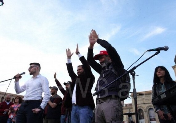 В Ереване стартовал митинг движения «Мой шаг» (Фото-Обновлено)