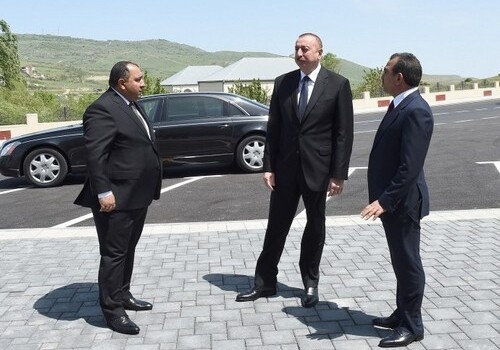 Президент Ильхам Алиев открыл ряд объектов в Хызы (Фото)