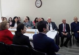 Представители Гражданской платформы мира между Арменией и Азербайджаном встретились со студентами БГУ