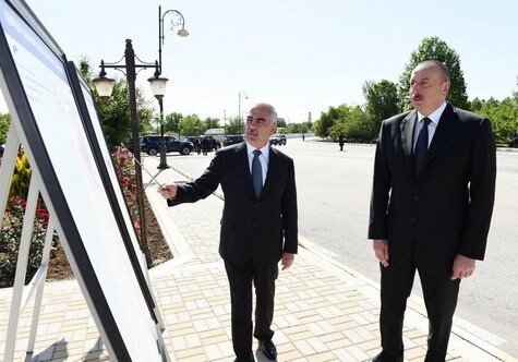 Президент Ильхам Алиев принял участие в открытии ряда объектов в Нахчыване (Фото-Обновлено)