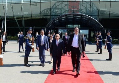 Завершился визит президента Сербии в Азербайджан
