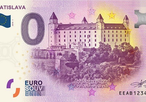 В Словакии выпустили 0 евро с орфографической ошибкой