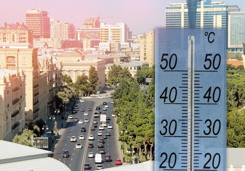 Завтра в Баку столбики термометров поднимутся до 36 градусов