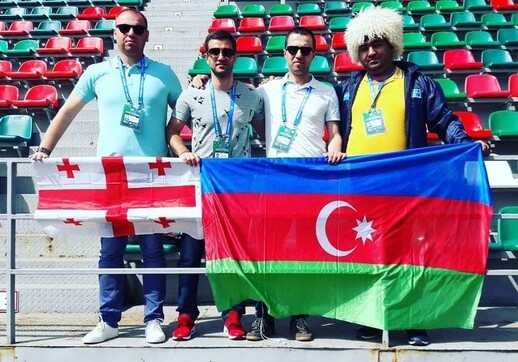 Азербайджанcкие болельщики на чемпионате мира - 2018 (Фото)