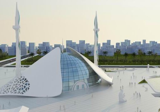 Оригинальный проект современной Белой мечети в Баку от выпускника британского вуза (Фото)