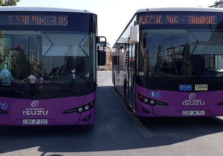 На маршрут в Баку запущены новые автобусы с кондиционерами и wi-fi 
