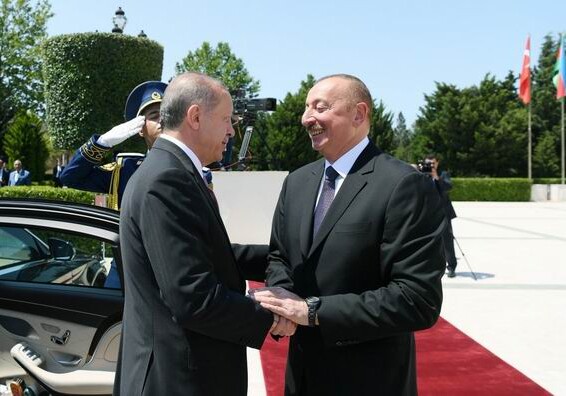 Состоялась церемония официальной встречи Президента Турции Реджепа Тайипа Эрдогана