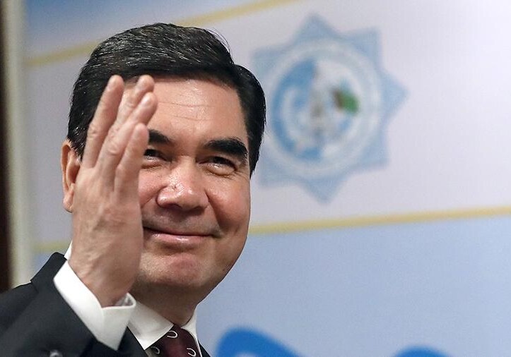 Президент Туркмении сочинил и прочитал вместе с внуком рэп (Видео)