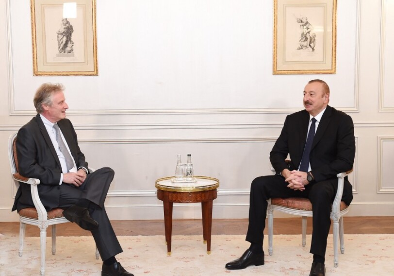Ильхам Алиев встретился с генеральным вице-президентом компании Thales International (Обновлено)