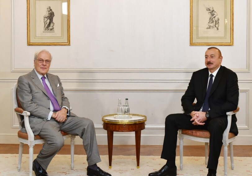 Ильхам Алиев встретился с вице-президентом компании Rothschild and Co