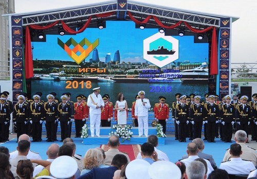 В Баку состоялась торжественная церемония открытия международного конкурса «Кубок моря – 2018» (Фото)