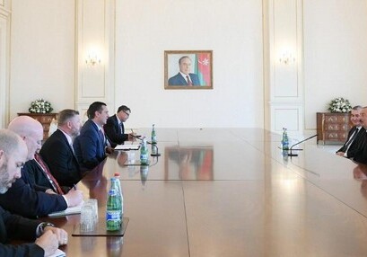 Президент Ильхам Алиев принял американских конгрессменов (Фото)