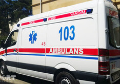 В Физулинском районе столкнулись легковой автомобиль и карета скорой помощи, 7-летний ребенок погиб (Видео)