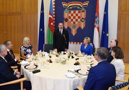 Завершился визит Президента Азербайджана в Хорватию(Обновлено)