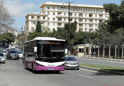 Изменена схема движения двух автобусных маршрутов в Баку