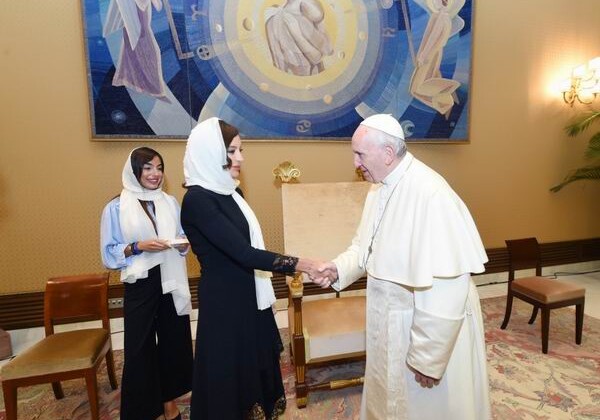 Мехрибан Алиева встретилась с Папой Римским Франциском (Фото)