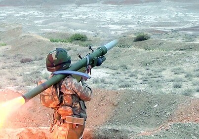 Части ПВО Азербайджана выполнили боевые стрельбы из ЗРК «ИГЛА» (Фото-Видео)