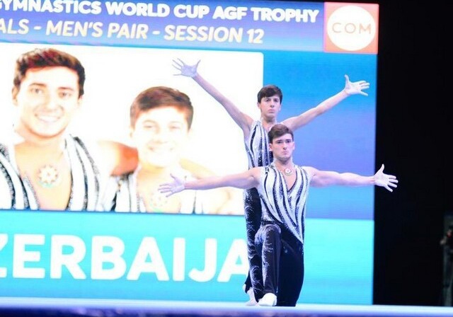 Азербайджанские гимнасты завоевали «серебро» Кубка мира по акробатической гимнастике в Баку