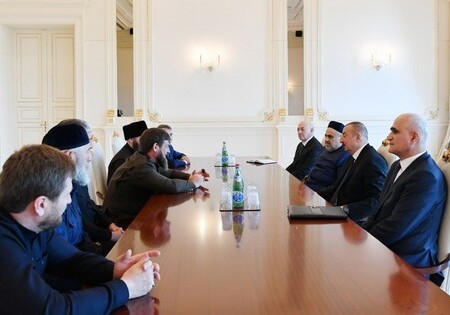 Президент Ильхам Алиев принял Рамзана Кадырова (Фото-Обновлено)