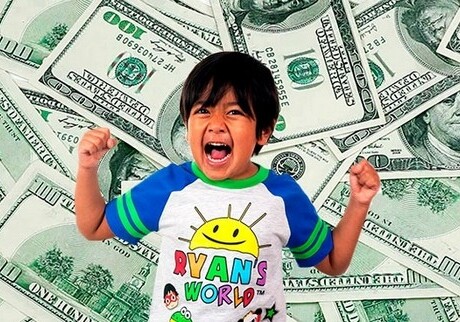 7-летний мальчик возглавил рейтинг самых высокооплачиваемых YouTube-блогеров