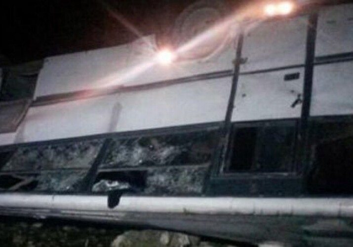 В Хырдалане перевернулся автобус: девять раненых (Фото-Видео)