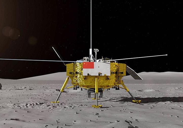 Китай запустил аппарат для изучения обратной стороны Луны (Видео)