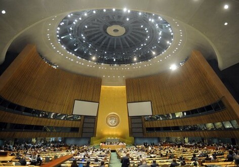 Генассамблея ООН приняла резолюцию, разработанную при соавторстве Азербайджана