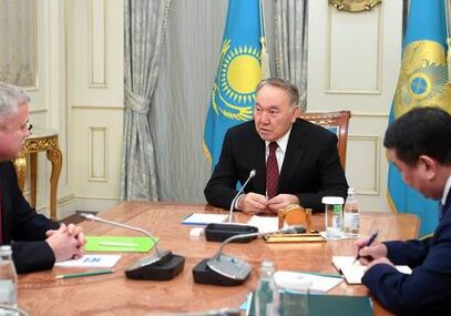Назарбаев встретился с кандидатом на пост генсека ОДКБ от Беларуси 