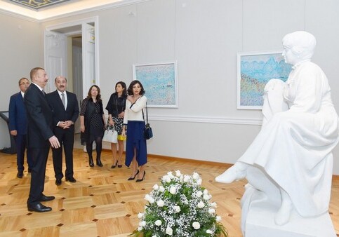 Президент Ильхам Алиев посетил Национальный музей искусств  (Фото)
