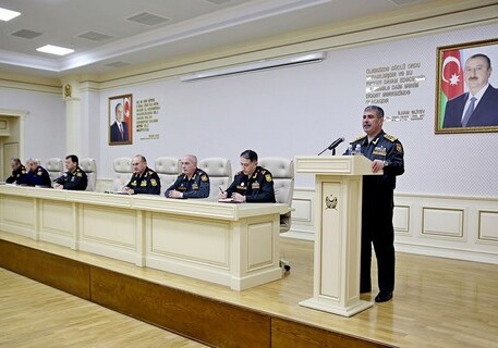 В Минобороны Азербайджана состоялось расширенное заседание коллегии по итогам года (Фото)