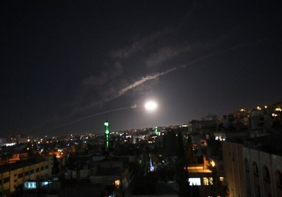 Израиль совершил ракетную атаку на Дамаск (Видео)